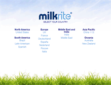 Tablet Screenshot of milkrite.com